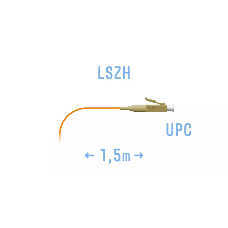 Пигтейл LC/UPC MM (0.9) 1.5 m